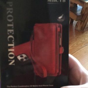 iPhone se 7/8 case red never opened or used